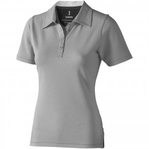 Markham short sleeve women's stretch polo, Grey melange (Polo shirt, 90-100% cotton)