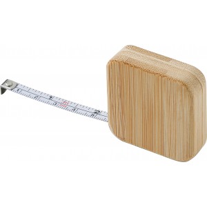 Bamboo tape measure Callum, brown (Measure instruments)