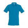 MEN'S SHORT-SLEEVED POLO SHIRT, Tropical Blue