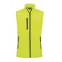 MEN'S SOFTSHELL BODYWARMER, Fluorescent Yellow