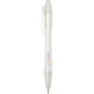 Alberni RPET ballpoint pen, Transparent clear (Metallic pen)
