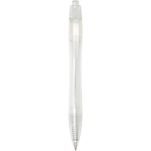 Alberni RPET ballpoint pen, Transparent clear (Metallic pen)