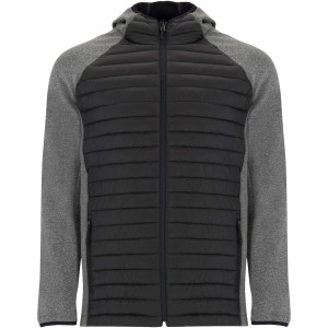 Minsk unisex hybrid insulated jacket, Black, Lead