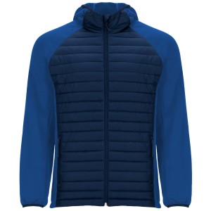 Minsk unisex hybrid insulated jacket, Navy Blue, Royal blue