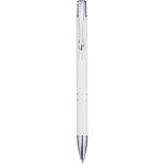 Moneta recycled aluminium ballpoint pen, White (10782201)