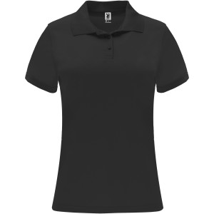 Monzha short sleeve women's sports polo, Black
