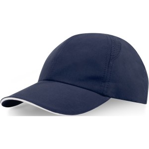 Morion 6 panel GRS recycled cool fit sandwich cap, Navy (Hats)