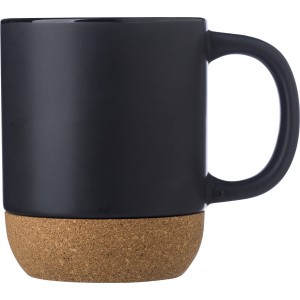 Ceramic mug Rosamund, black (Mugs)