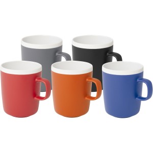 Lilio 310 ml ceramic mug, Red (Mugs)