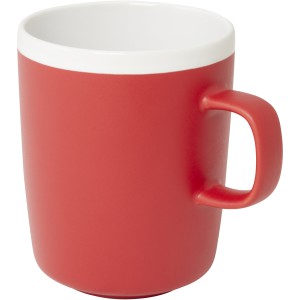 Lilio 310 ml ceramic mug, Red (Mugs)