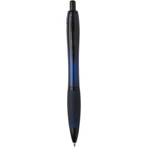 Nash recycled plastic ballpoint pen with black trims (black 