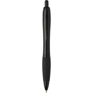 Nash recycled plastic ballpoint pen with black trims (black 