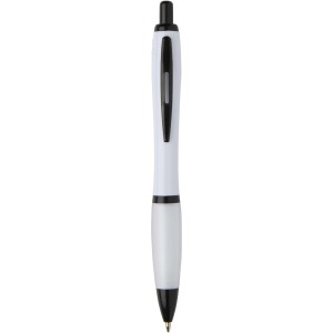Nash recycled plastic ballpoint pen with black trims (black 