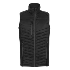 NAVIGATE HYBRID BODYWARMER, Black/Seal Grey