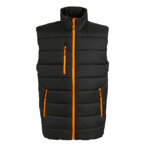 NAVIGATE THERMAL BODYWARMER, Black/Orange Pop