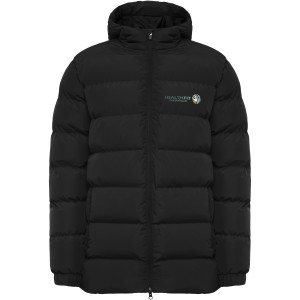 Nepal unisex insulated parka, Solid black (Jackets)