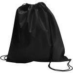 Nonwoven (80 gr/m2) drawstring backpack Nico, black (6232-01CD)