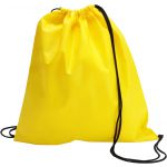 Nonwoven drawstring backpack, yellow (6232-06)