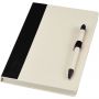 Dairy Dream A5 size reference notebook and ballpoint pen set, Solid black
