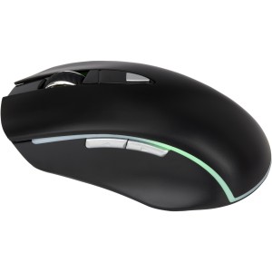 Gleam light-up mouse, Solid black (Office desk equipment)