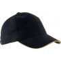 ORLANDO - 6 PANELS CAP, Black/Yellow