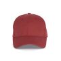 ORLANDO - 6 PANELS CAP, Terracotta Red/Slate Grey