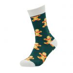 Pair of Christmas socks L, yellow (CX1504-08)