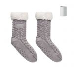 Pair of slipper sock M, grey (MO6573-07)