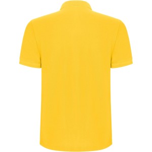 Pegaso Premium short sleeve men's polo, Yellow (Polo shirt, 90-100% cotton)