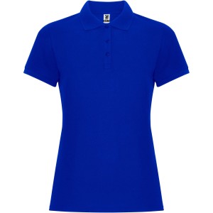 Pegaso Premium short sleeve women's polo, Blue (Polo shirt, 90-100% cotton)