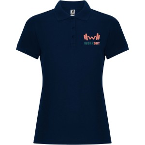 Pegaso Premium short sleeve women's polo, Navy Blue (Polo shirt, 90-100% cotton)