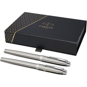 Parker IM rollerball and fountain pen set, Grey (Pen sets)