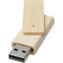 Rotate 8GB bamboo USB flash drive, Beige