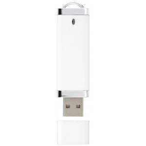 USB 2.0 Flat White 4GB  (Pendrives)