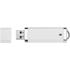 USB 2.0 Flat White 4GB  (Pendrives)