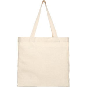 Pheebs 210 g/m2 recycled gusset tote bag 13L, Heather natural (cotton bag)