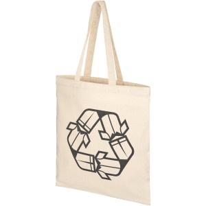 Pheebs 210 g/m2 recycled tote bag 7L, Natural (cotton bag)
