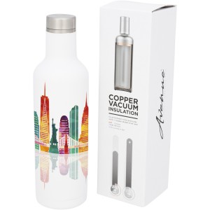 Pinto 750 ml copper vacuum insulated bottle, White (Thermos)