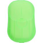 Plastic case with soap sheets, lime (9417-19)