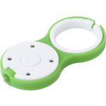 Plastic key holder with one LED light., lime (7359-19)