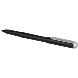 Mauna recycled PET gel ballpoint pen, Solid black (Plastic pen)