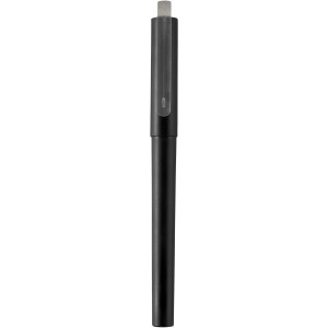 Mauna recycled PET gel ballpoint pen, Solid black (Plastic pen)