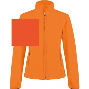 MAUREEN - LADIES' FULL ZIP MICROFLEECE JACKET, Fluorescent Orange (Polar pullovers)