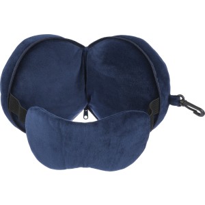 Polytester travel pillow Leontine, blue
