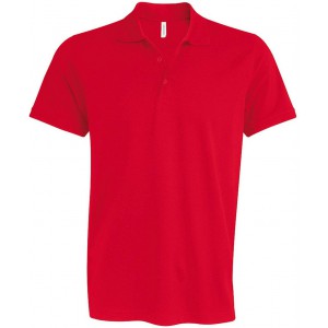 MIKE - MEN'S SHORT-SLEEVED POLO SHIRT, Red (Polo shirt, 90-100% cotton)