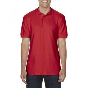 PREMIUM COTTON(r) ADULT DOUBLE PIQU POLO, Red (Polo shirt, 90-100% cotton)