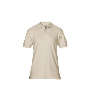 PREMIUM COTTON(r) ADULT DOUBLE PIQU POLO, Sand (Polo shirt, 90-100% cotton)