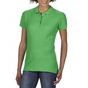 PREMIUM COTTON(r) LADIES' DOUBLE PIQU POLO, Irish Green (Polo shirt, 90-100% cotton)