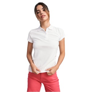 Prince short sleeve women's polo, Marl Grey (Polo shirt, 90-100% cotton)