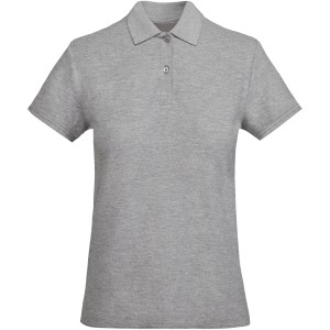 Prince short sleeve women's polo, Marl Grey (Polo shirt, 90-100% cotton)